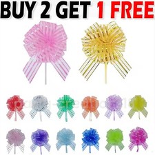 PULL BOWS LARGE 50mm QUALITY Wedding Car Present Christmas Party Gift Wrap