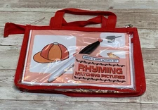 Busy bag - Write & Wipe Activity Set - Rhyming Matching Pictures