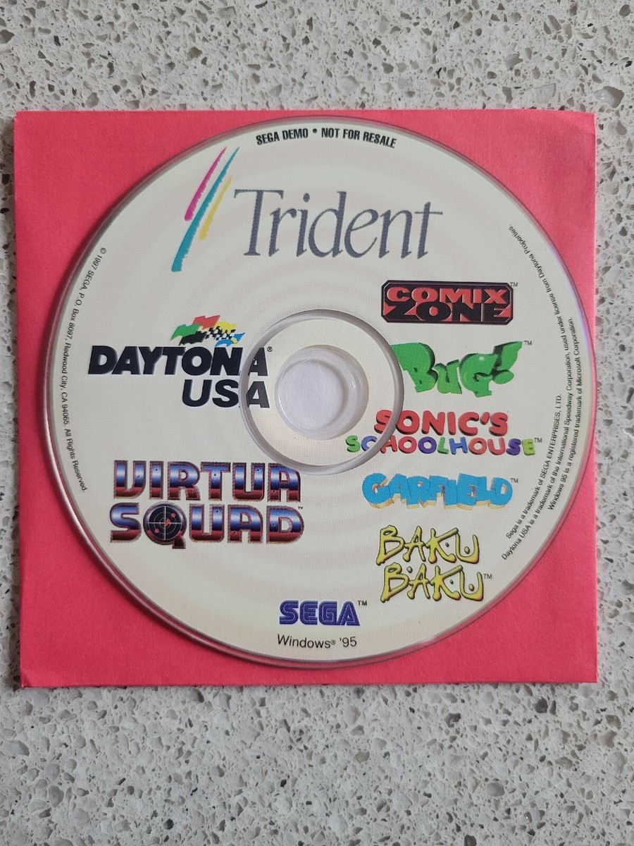 Sega Trident Game Sampler Demo (Sega 1997) PC CD Game Windows | eBay