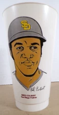 Nate Colbert Padres MLB 7-11 1970s Vintage Cup 102424DMT4