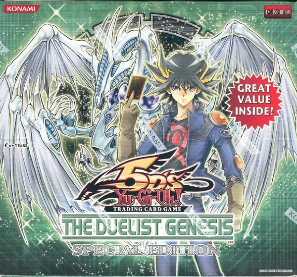 YUGIOH THE DUELIST GENESIS SPECIAL EDITION SE BOX BLOWOUT YUGIOH THE DUELIST GENESIS SPECIAL EDITION SE BOX BLOWOUT