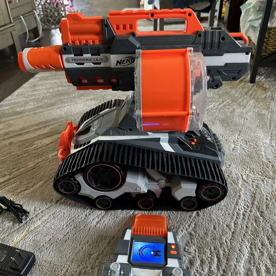 Nerf Terrascout Recon Complete! Gray With Darts! Retail $943! Complete Tested - Image 2 of 4