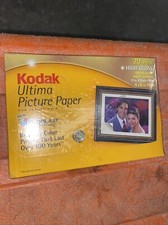 Kodak Ultima Picture Paper for Inkjet Printers 4x6 Prints High Gloss New Sealed