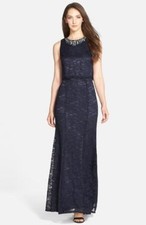 Eliza J  Embellished Lace Gown- Size 2  (F# 11 B)
