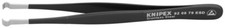 Knipex 92 08 79 ESD, 4 3/4" Stainless Steel Positioning Tweezers-ESD