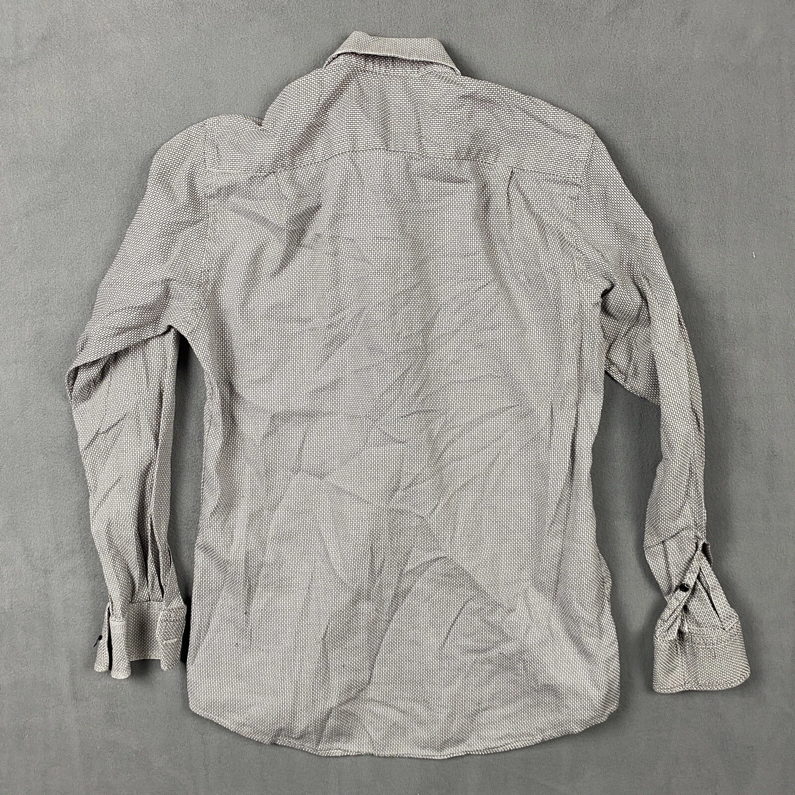 Camicia abito Versace Collection City da uomo 39 maniche lunghe cotone abbottonato