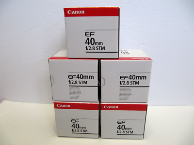 NEW Canon EF 40mm F2.8 STM Pancake Macro Lens Black