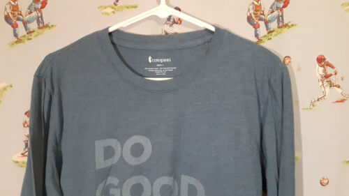 🦙 Camicia Cotopaxi Do Good Uomo Piccola Blu Misto Cotone Biologico Manica Lunga - Foto 2 di 9