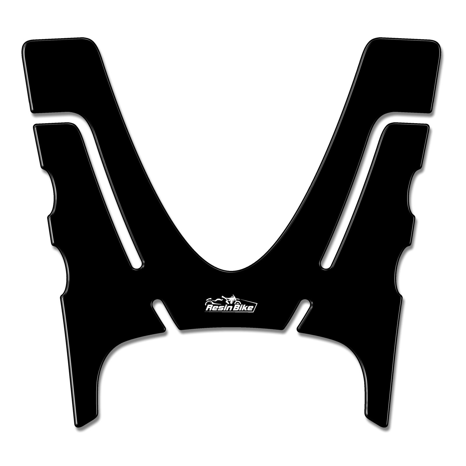 Autocollants 3D Protection Centrale Pour Tmax 500 (2008-2011) - Style Carbone