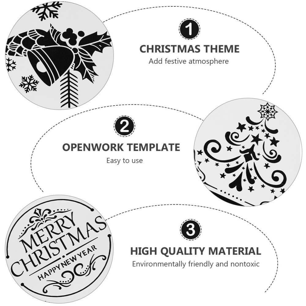 72 Sheets Holiday Stencils Reusable Christmas Stencils eBay