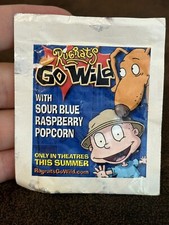 2003 RugRats NOS Sour Blue Raspberry Popcorn Movie Promo Prop Kernel Season s