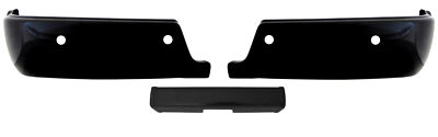 Shellz BR2001 Rear Bumper Cover Gloss Black Fits 09-18 LD HD Dual Exhaust