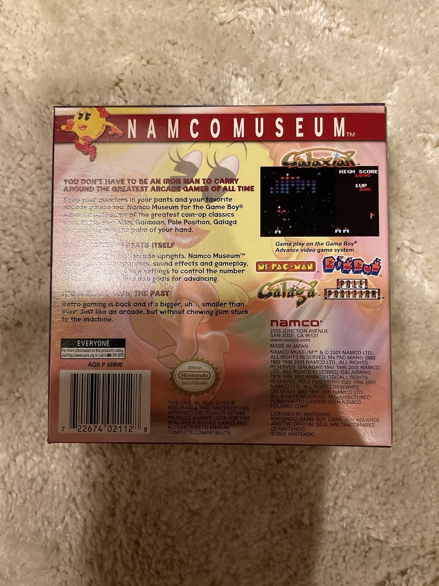 Namco Museum Nintendo Game Boy Advance GBA Complete 722674021128| eBay