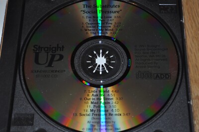 The Substitutes/Social Pressure AORメロハー THE SUBSTITUTES Social Pressure CD RARE aor THE UNKNOWN melodic