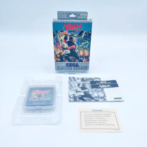 Sega Game Gear Game - Ninja Gaiden - Complete CiB Original Packaging - PAL - Collector Rare