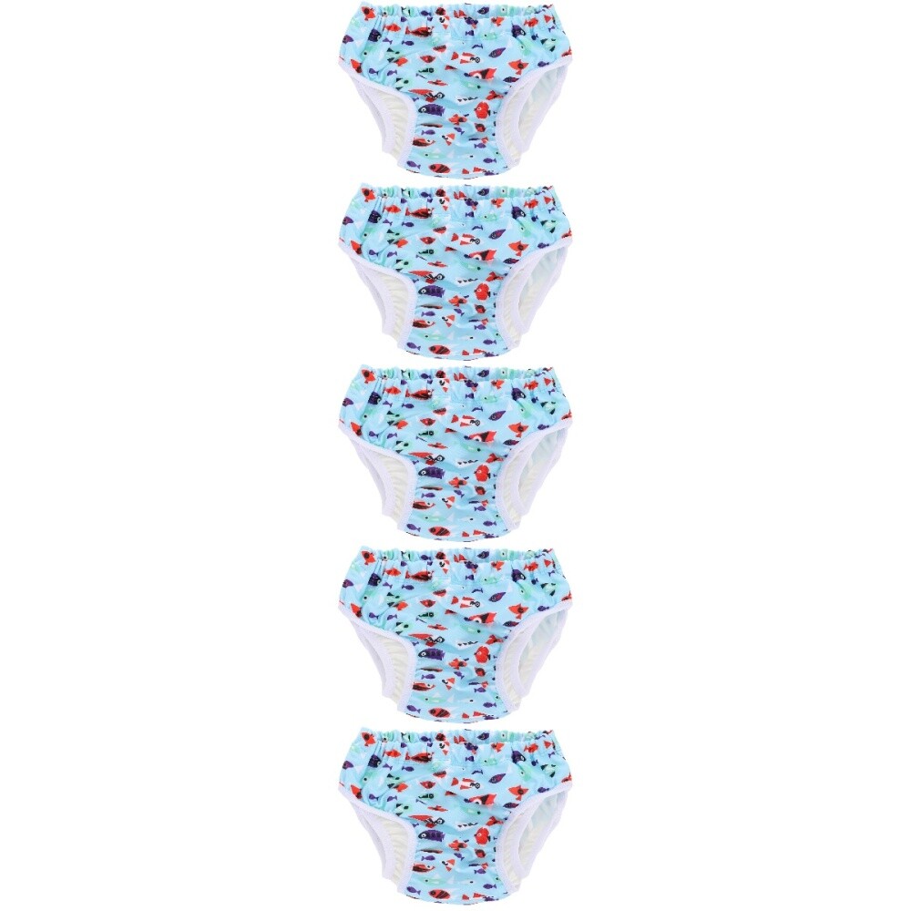 5 Pieces Nylon Toddler Swim Diapers Girl Child Reusable and Washable eBay