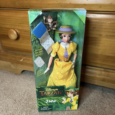 1999 Mattel Disney's Tarzan “Jane Porter” Doll - 22345 - New In