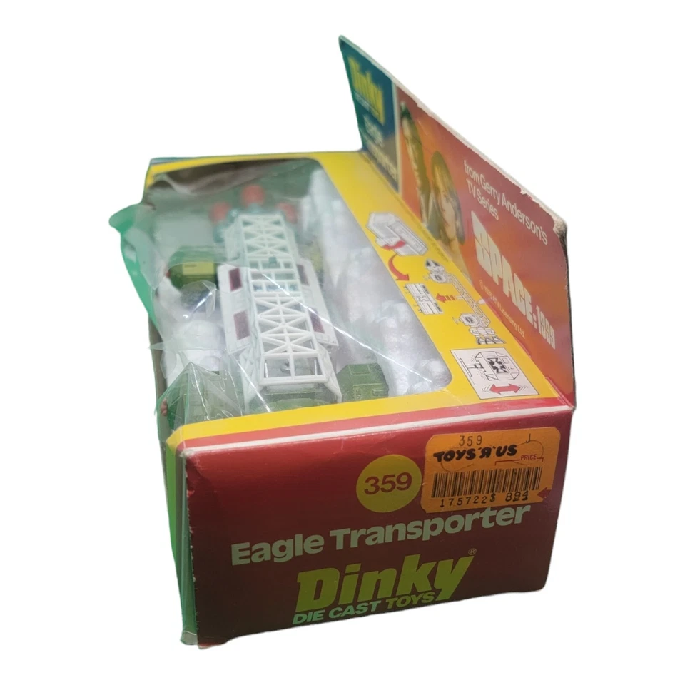 ESPACIO 1999: TRANSPORTADOR DINKY EAGLE 359 EN CAJA SIN PERFORAR GERRY ANDERSON B Foto 2 de 4