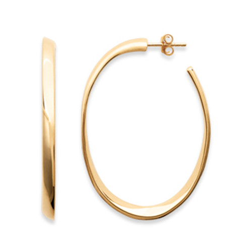 Boucles d'oreilles créoles 18 carats le cadeau idéal pour femme