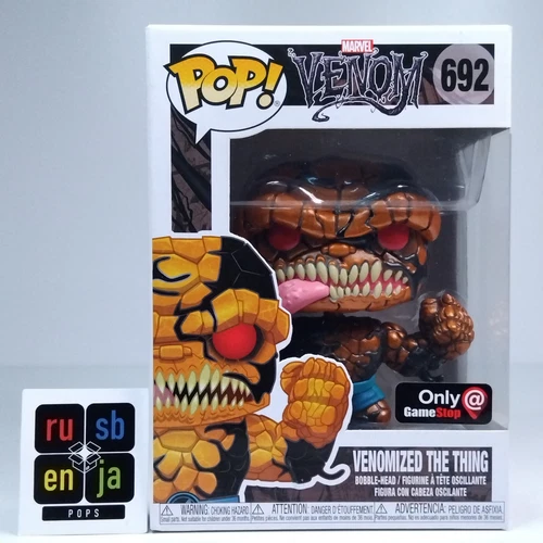Funko Pop! Marvel Venom Fantastic Four 4 Venomized The Thing Metallic #692