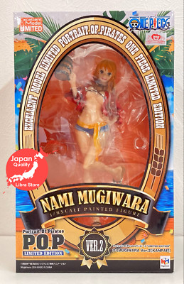 One Piece Portrait.Of.Pirates Nami MUGIWARA Ver.2 KANPAI Figur 2016 Aus Japan