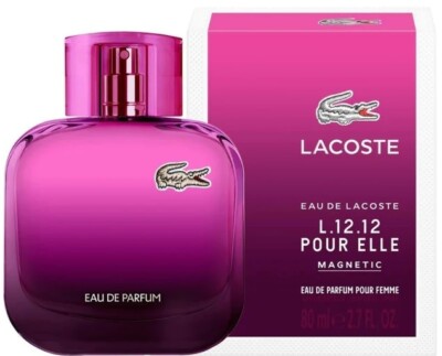 Eau de Lacoste L.12.12 Pour Elle Magnetic by Lacoste 2.7 Fl oz EDP