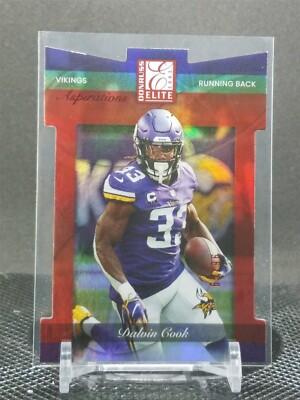 2022 Donruss Elite Football Dalvin Cook 2002 Aspirations Die-Cut
