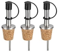 3 X FlaschenausgießEr ÖL Schnaps Mit Schutzkappe Dosierer AusgießEr FüR Flaschen