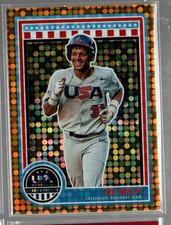 2025 USA Baseball Stars and Stripes Orange #79 Tre Phelps /75 