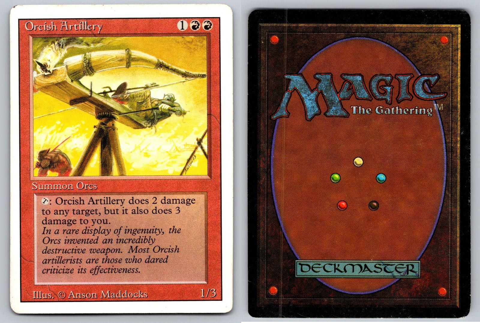 ORCISH ARTILLERY UNCOMMON REVISED EDITION MAGIC: THE GATHERING LP