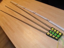 3 Stück Fahnenstange Teleskop 1m ausziehbar Edelstahl Zeigestab Laternenstab