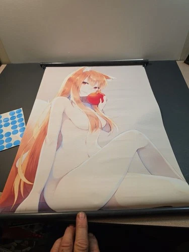 Holo Spice and wolf wall scroll/ tapestry