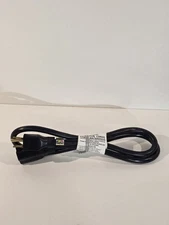 Outdoor Extension Cord – 15A 125V 1875W UL Listed Black Power Cable 3' 3"