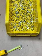 2000x PC HUGE LOT 12-10AWG Insulated Fork Spade Wire Terminal Connector Yellow
