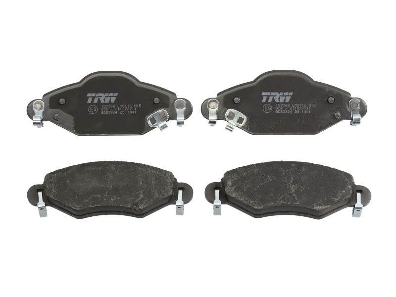 Plaquettes de frein TRW GDB3324 de qualité d'origine pour Yaris essence 1.0