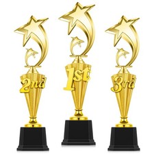 1st 2nd 3rd Place Trophy Plastic Trophy Award for Sports Tournament Funny Pri...