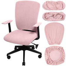 4 Pieces Office Chair Covers Set Computer Universal Protective Stretchable Cover