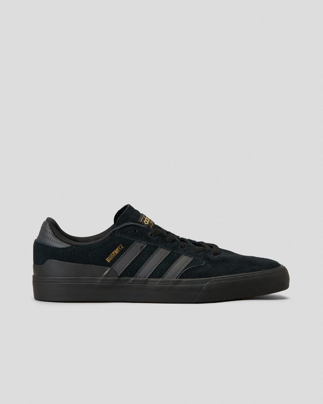 Adidas Busenitz Vulc II Entrenadores con Cordones Negro Gamuza Unisex