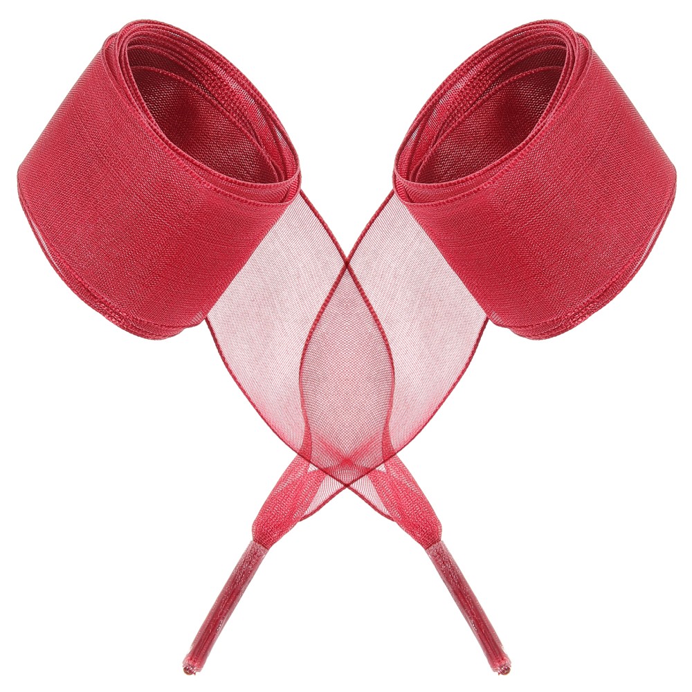 APL Lacci per scarpe piatti stringhe per scarpe rosso scuro lacci per scarpe chiffon