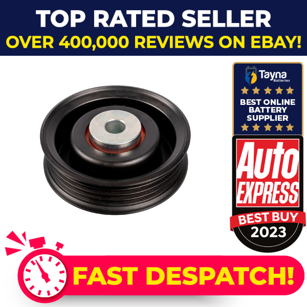 Aux Belt Idler Pulley fits SUZUKI SPLASH 1.2 2008 on K12B Guide Deflection Febi