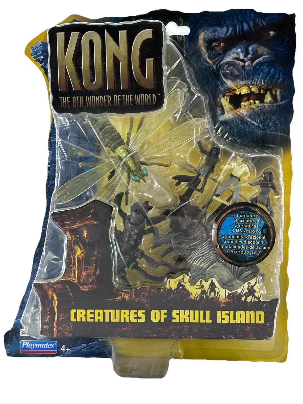 CREATURES OF SKULL ISLAND KONG 8TH WONDER OF THE WORLD MOVIE PLAYMATES TOYS 2005