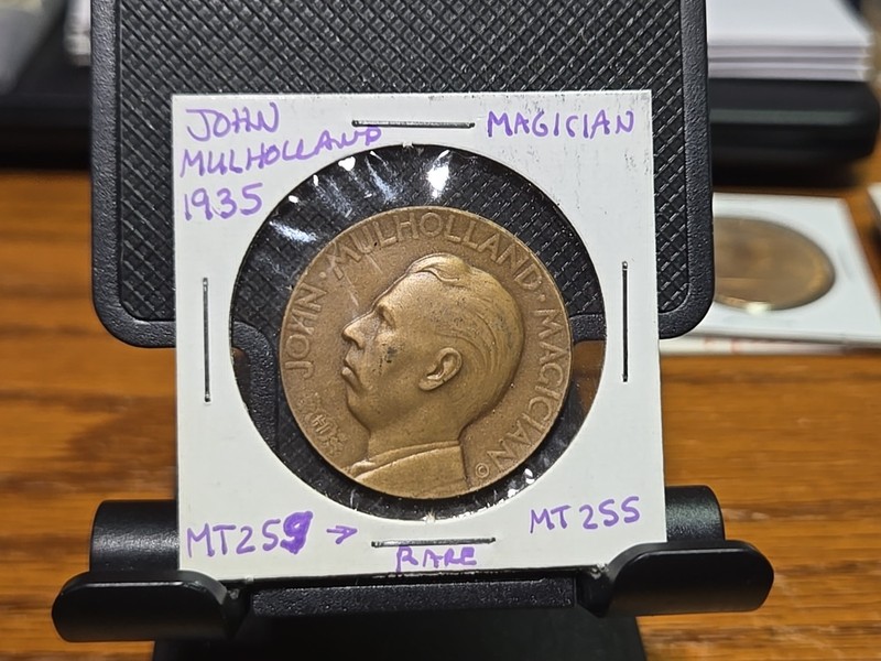 RARE John Mulholland Magician trick coin rabbit hat cards by Henry Hering.
