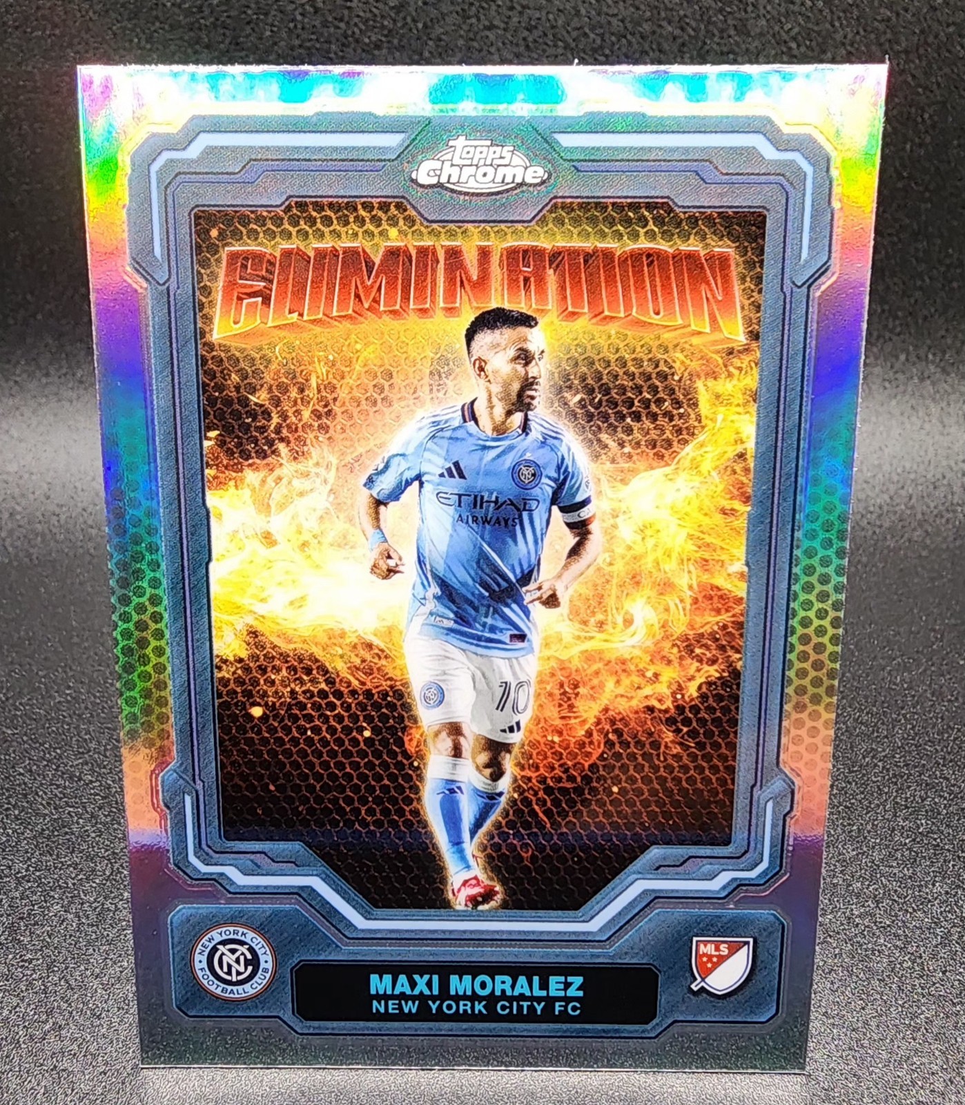 2025 Topps Chrome Mls - Elimination Maxi Moralez #EL-3 Refractor