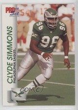 1992 Pro Set Clyde Simmons #613 1k3