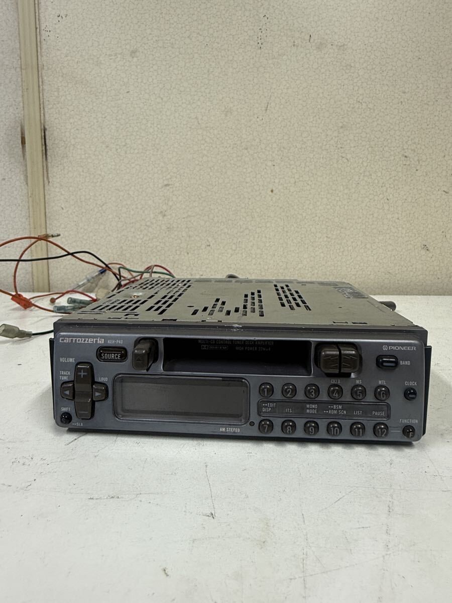 美品　当時物希少　carrozzeria KEH-P440 Pioneer carrozzeria KEH-P40 Cassette Deck Tuner Amp 22W x 4 Made
