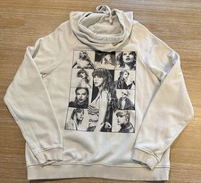 Taylor Swift Official The Eras Tour Sweatshirt Hoodie Adult Size Sm Unisex Cream