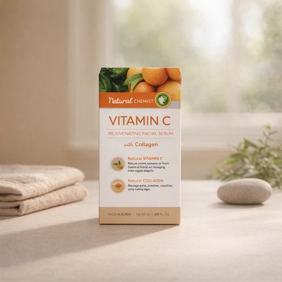 Brightening | Vitamin C Rejuvenating Facial Serum by Natural Chemist   1.69 fl o