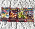 ARTSET 4 BOOSTER DE 10 CARTES POKEMON FLAMMES OBSIDIENNES EV03 FR NEUF SCELLES