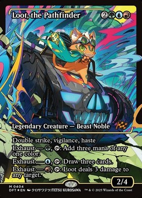 1x Loot, the Pathfinder - Showcase (0404) - Foil NM-Mint, English Aetherdrift MT