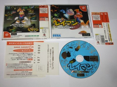 Rayman The Great Escape Japanese Sega Dreamcast Japan import +obi reg US Seller